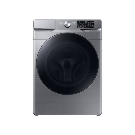 Samsung Smart Wi-Fi Connected 4.5 cu. ft. Steam Front Load Washer with Super Speed Wash in Platinum WF45B6300AP